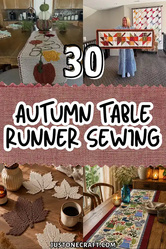 Autumn Table Runner Sewing