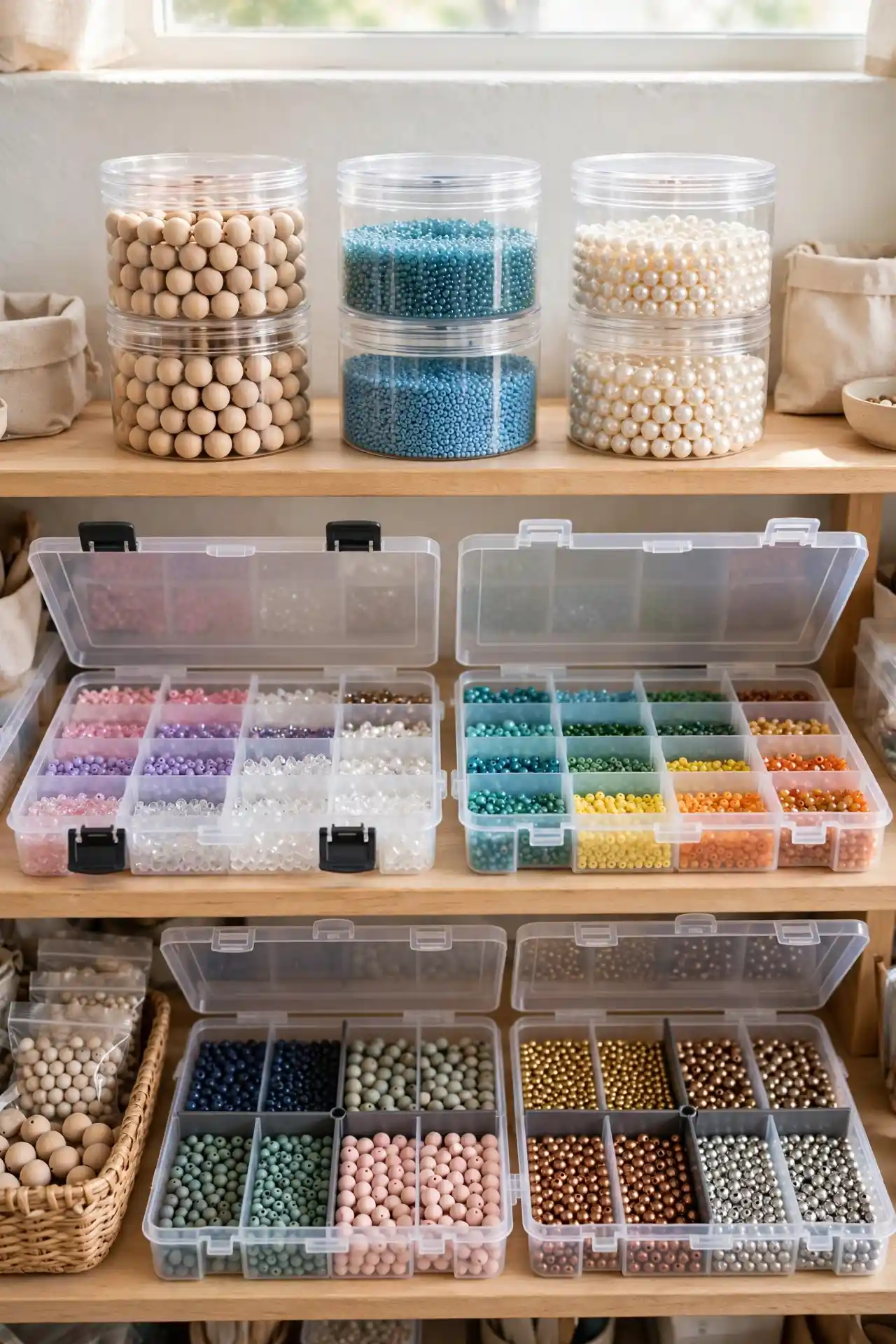 What's the Best Way to Store Ribbons, Beads, and Small Supplies? 3 Beads