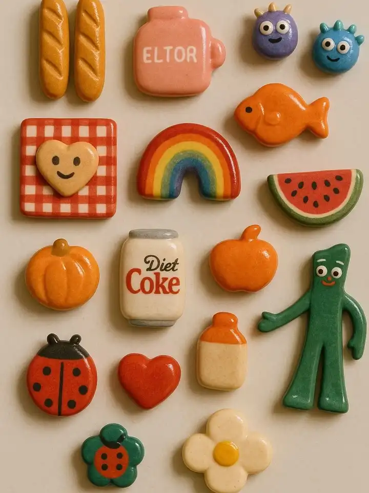 Build a Whole Flat Lay of Tiny Clay Characters and Everyday Objects