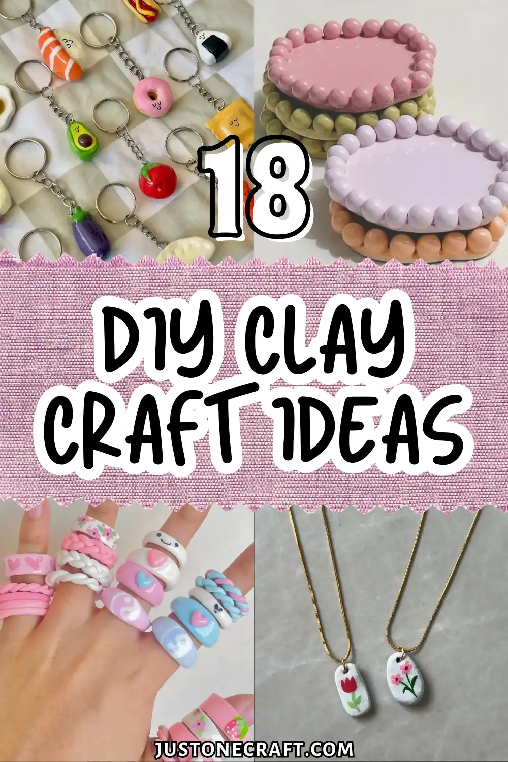 18 DIY Clay Crafts Ideas: Easy Rings, Dishes, Keychains, and More 1 DIY Clay Crafts