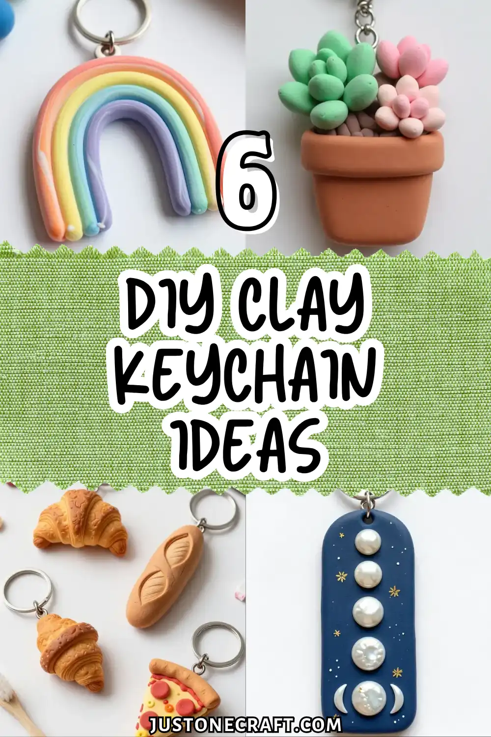DIY Clay Keychain Ideas: 6 Cute Designs to Try 1 DIY Clay Keychain
