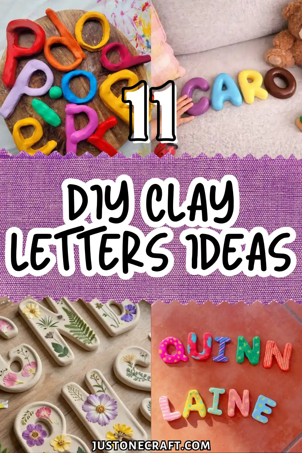 DIY Clay Letters