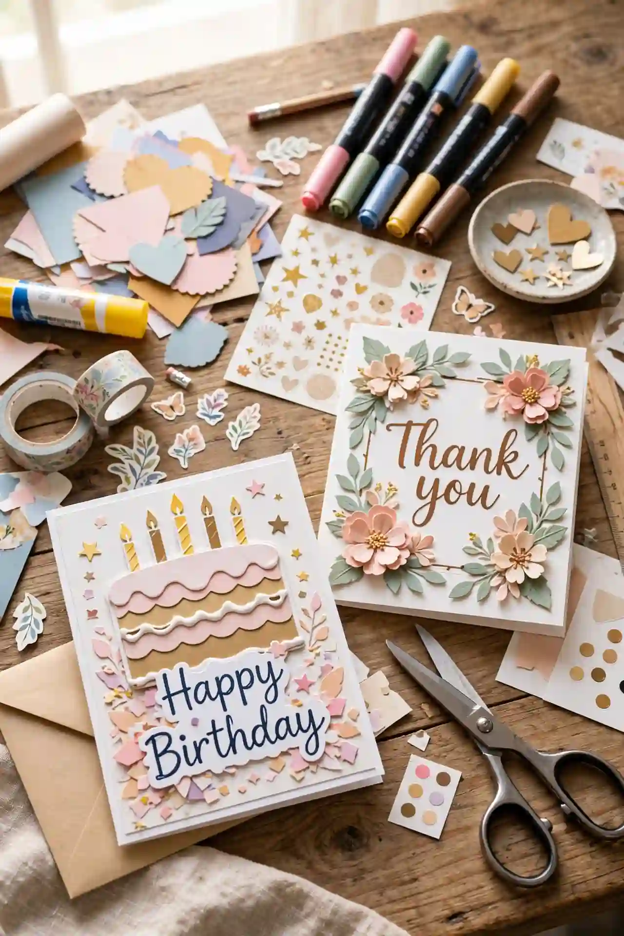 What Are Some Quick Crafts You Can Finish in Under an Hour? 5 DIY Greeting Cards