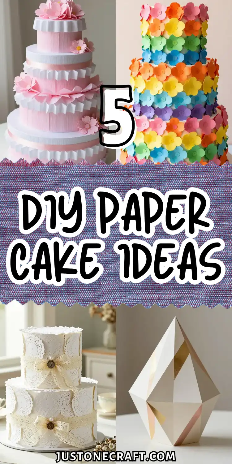 5 DIY Paper Cake Ideas for Stunning Party Decor 1 DIY Paper Cake
