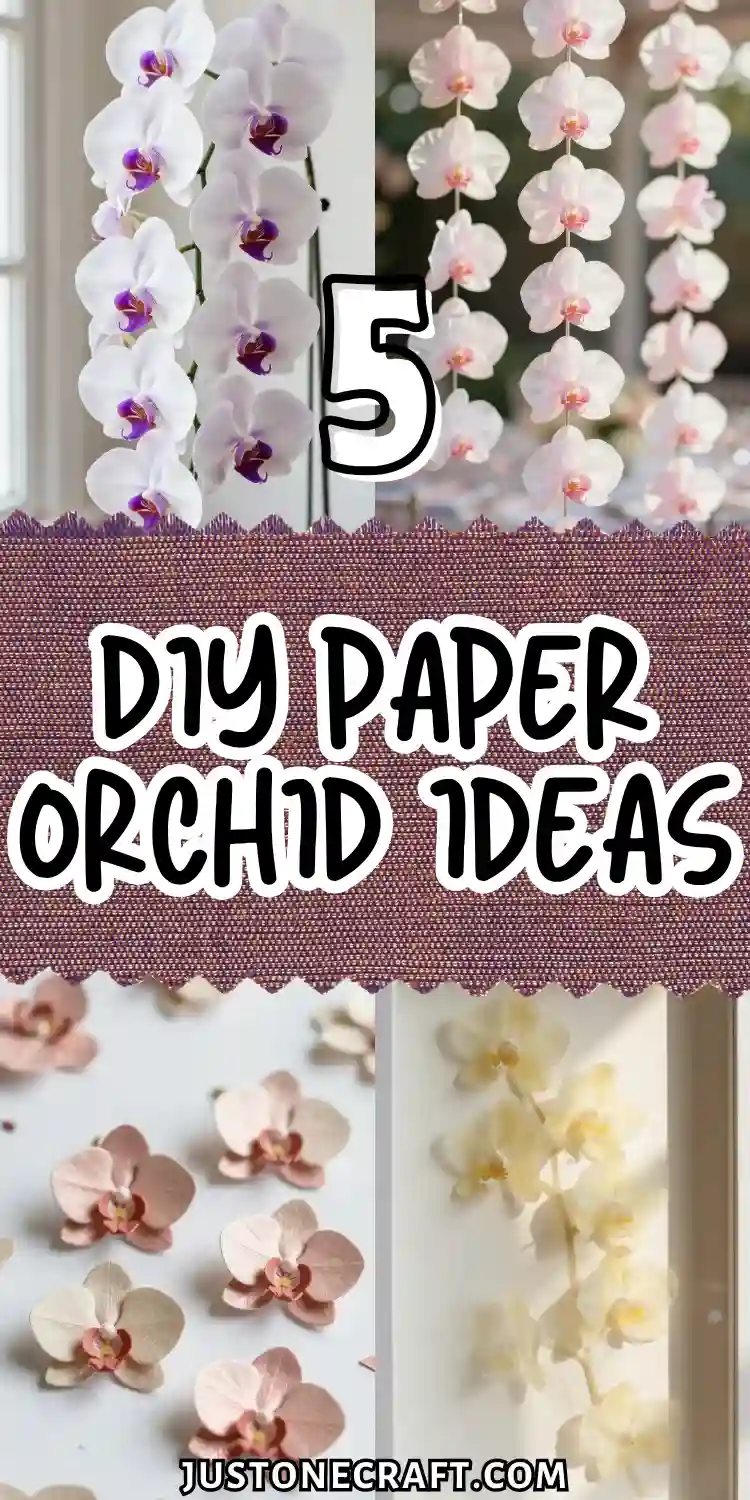 5 Easy DIY Paper Orchid Ideas for Beginners 1 DIY Paper Orchid