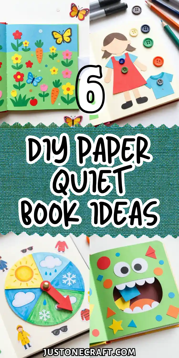 DIY Paper Quiet Book: 6 Fun Learning Ideas 1 DIY Paper Quiet Book