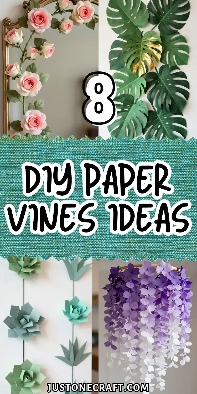 8 DIY Paper Vines Ideas for a Fresh Aesthetic 1 DIY Paper Vines