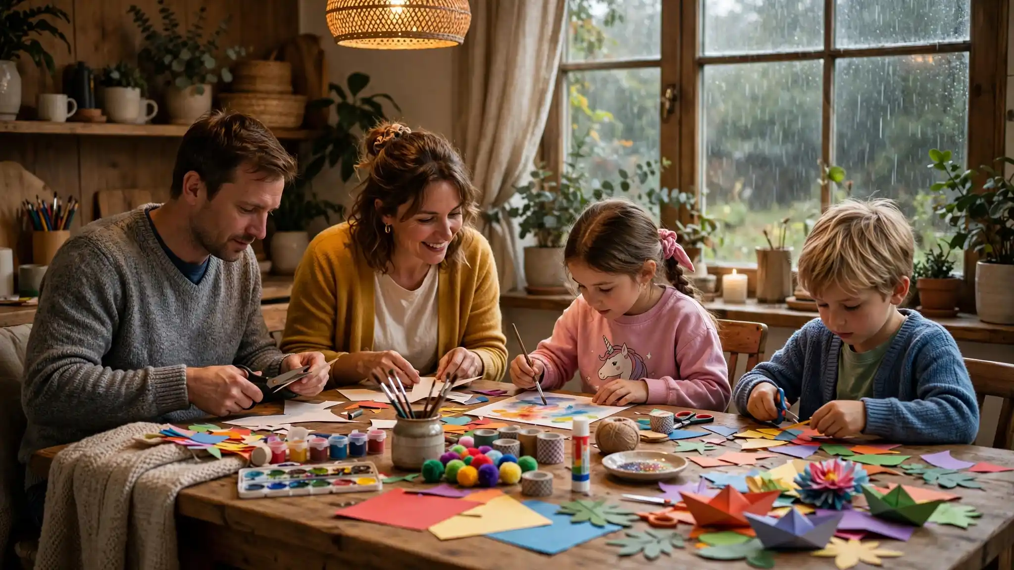 Fun Rainy Day Craft Activities for the Whole Family