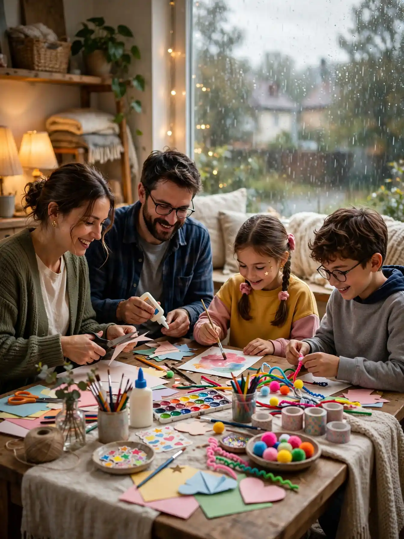 Fun Rainy Day Craft Activities for the Whole Family 1 Fun Rainy Day Craft Activities