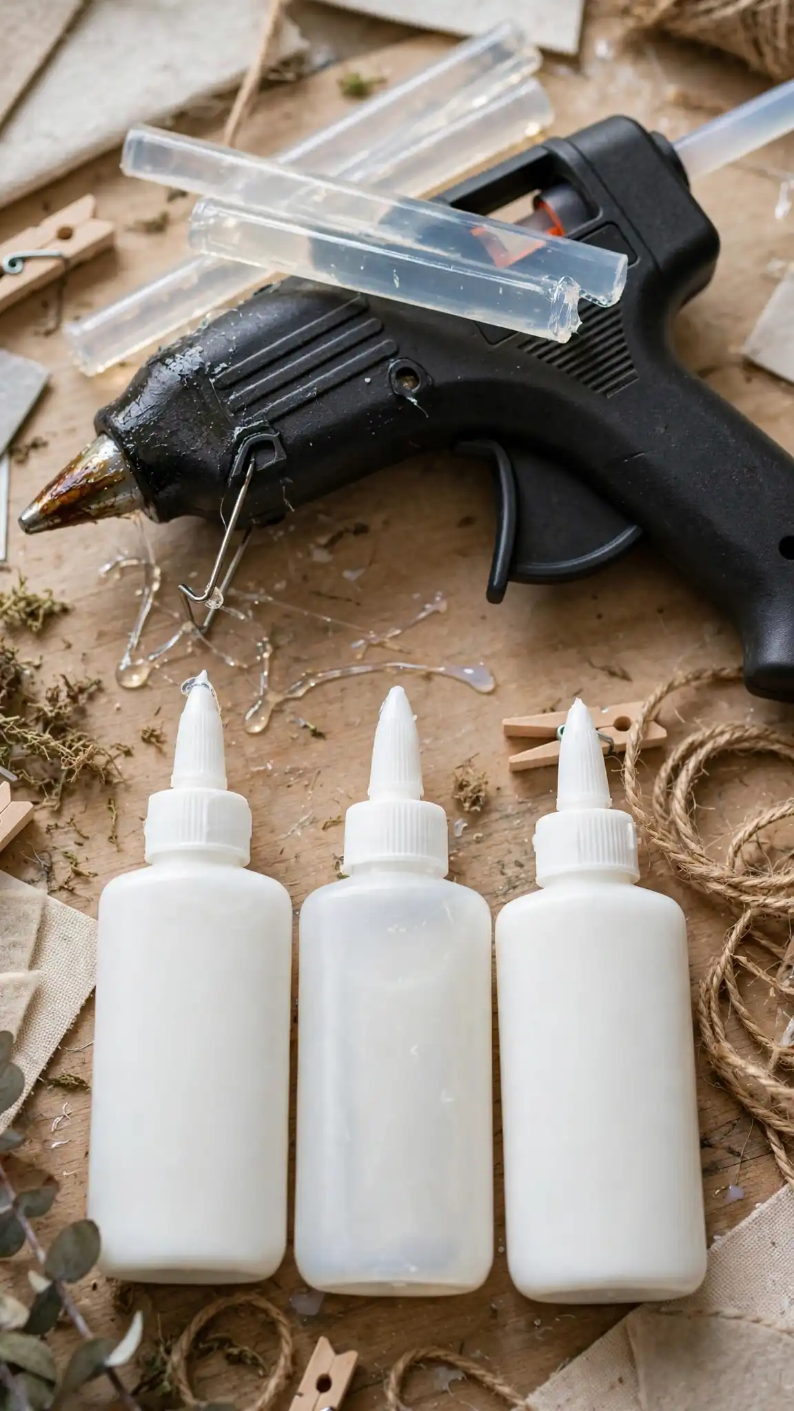 Hot Glue vs. Craft Glue: A Beginner's Guide 1 Hot Glue and Craft Glue 3
