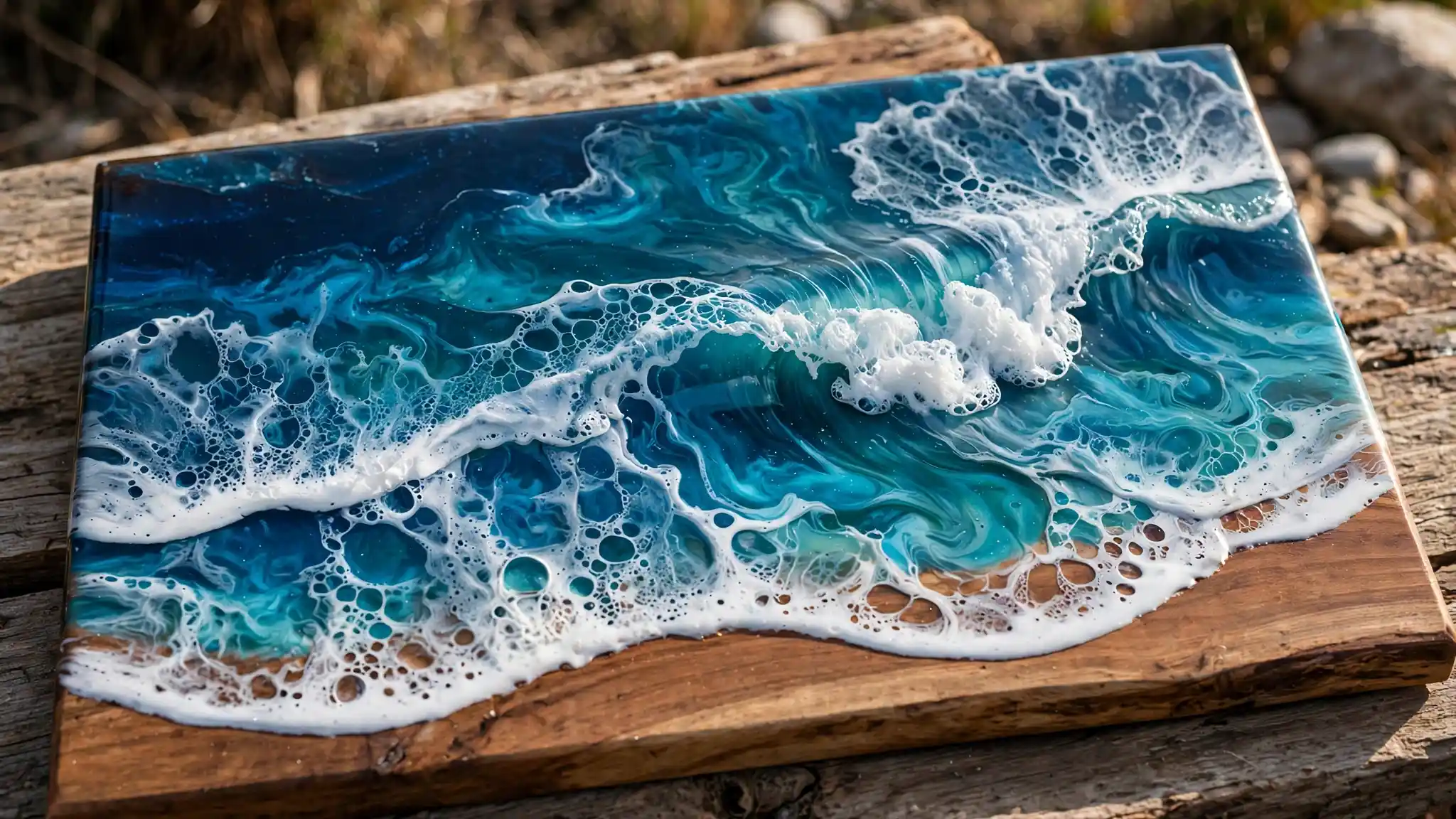 How to Create a Beautiful Resin Ocean Wave