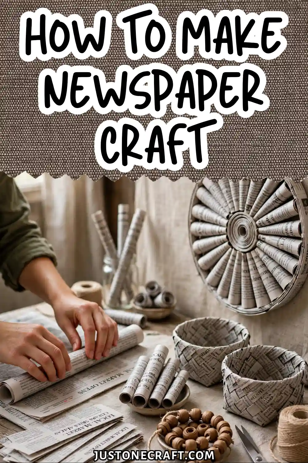 How to Make Newspaper Crafts: Easy DIY Ideas for Beginners 1 How to Make Newspaper Craft