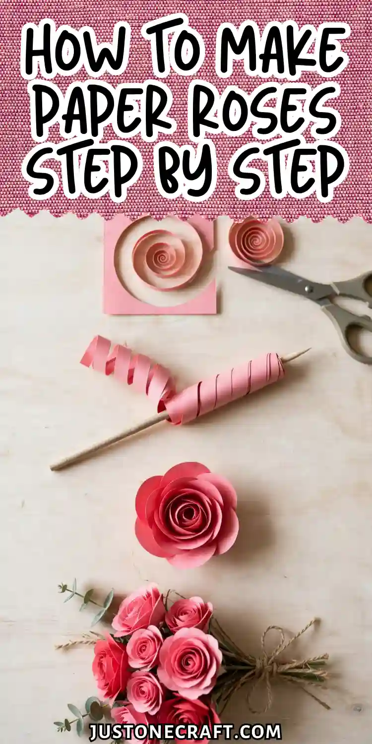 How to Make Paper Roses Step by Step