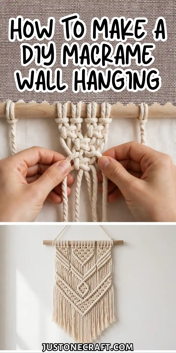 How to Make a DIY Macrame Wall Hanging