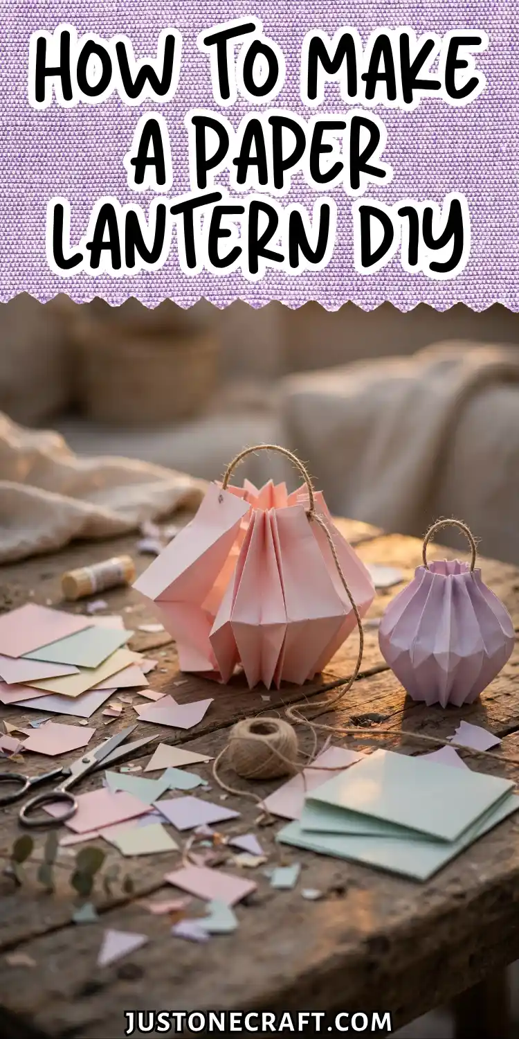 How to Make a Paper Lantern DIY