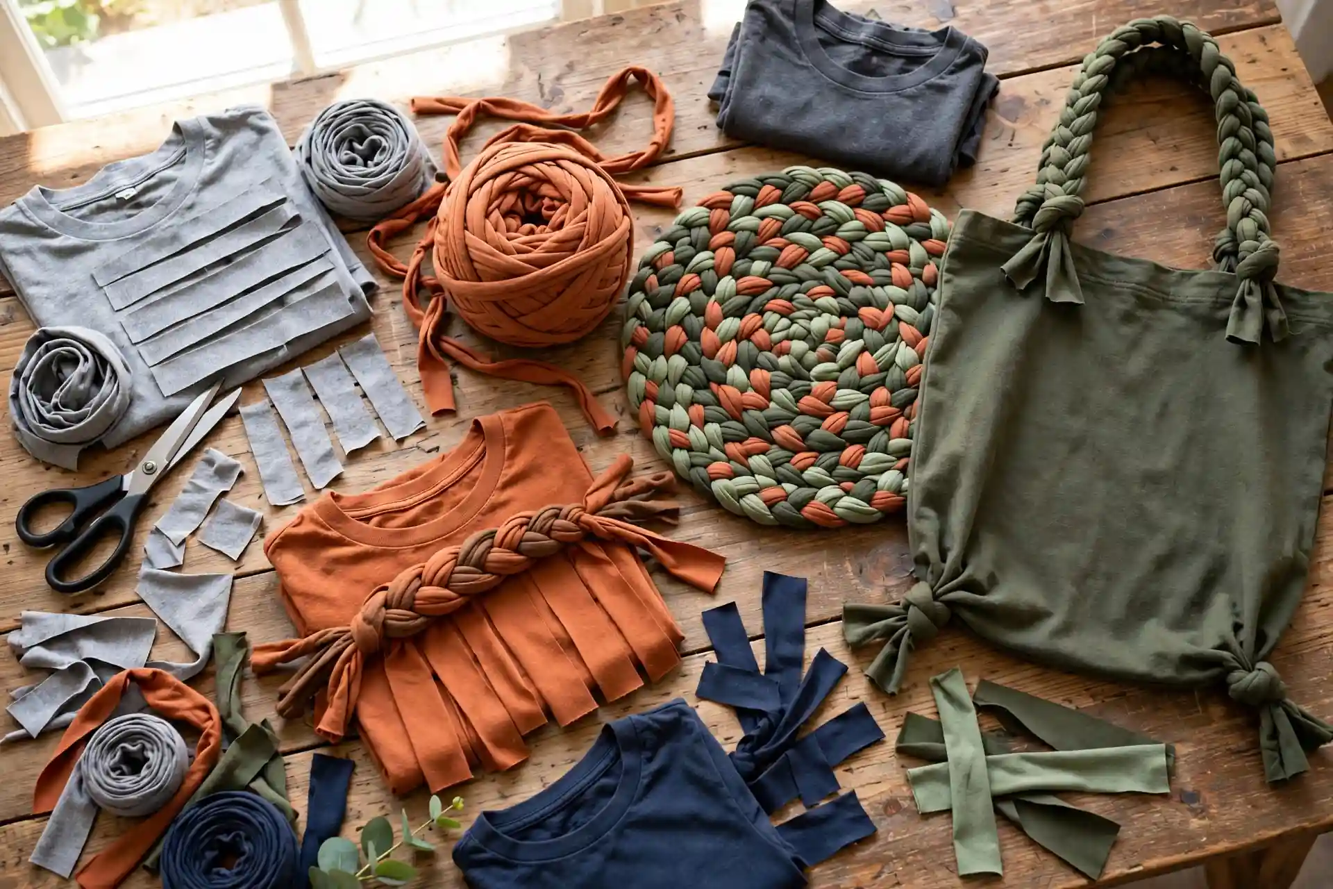 How to Upcycle Old T-Shirts