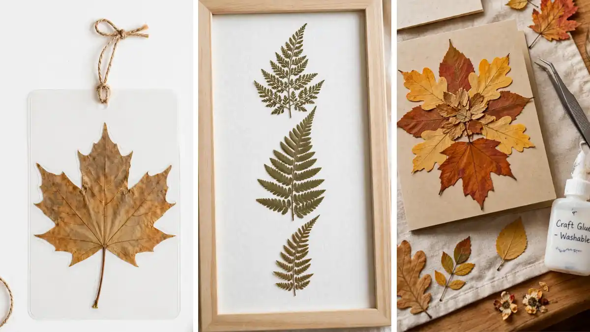 Home 18 Pressed Leaf Art Projects for Beginners
