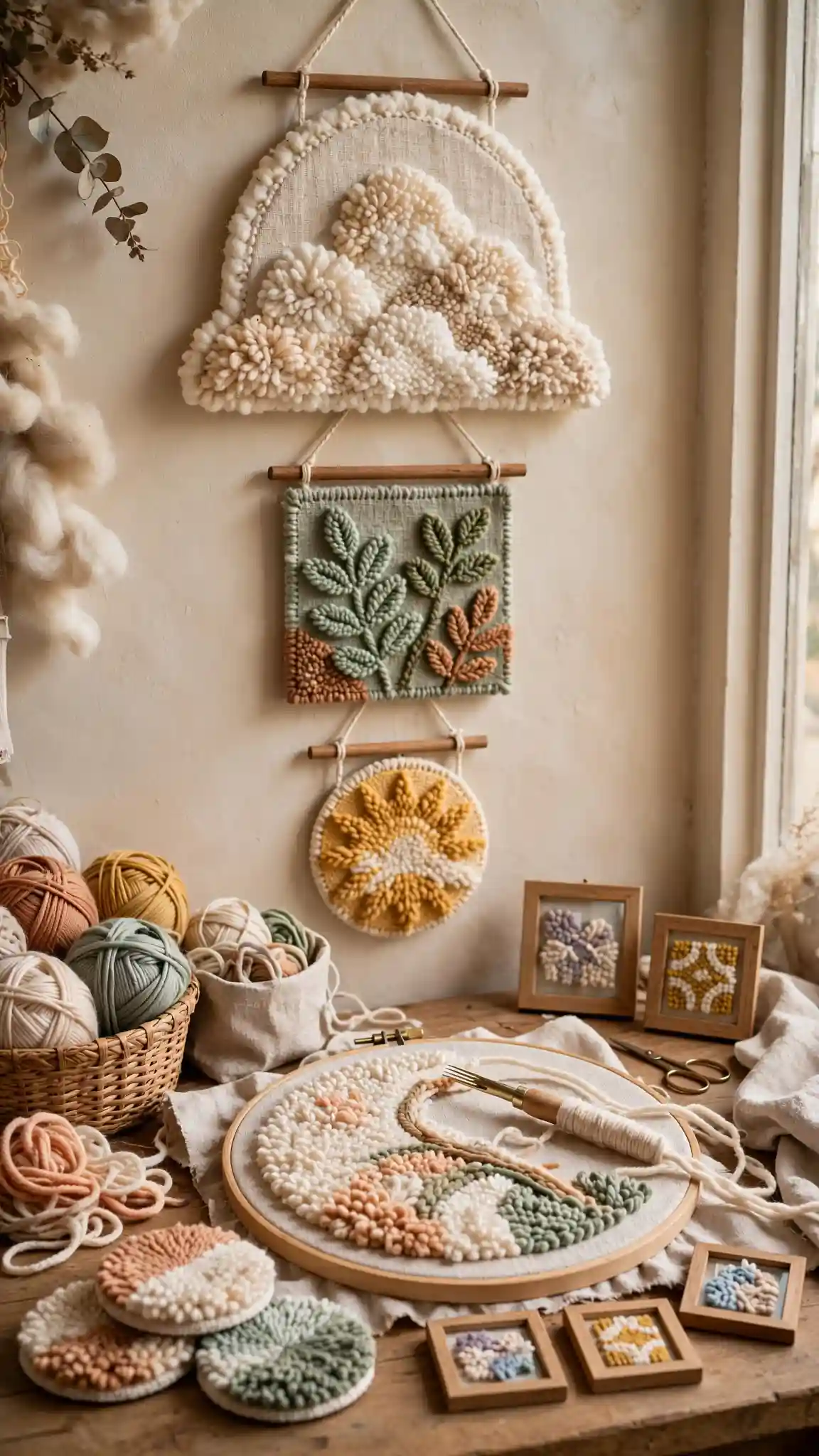 What Are the Most Popular Crafts Right Now? 2 Punch Needle Embroidery