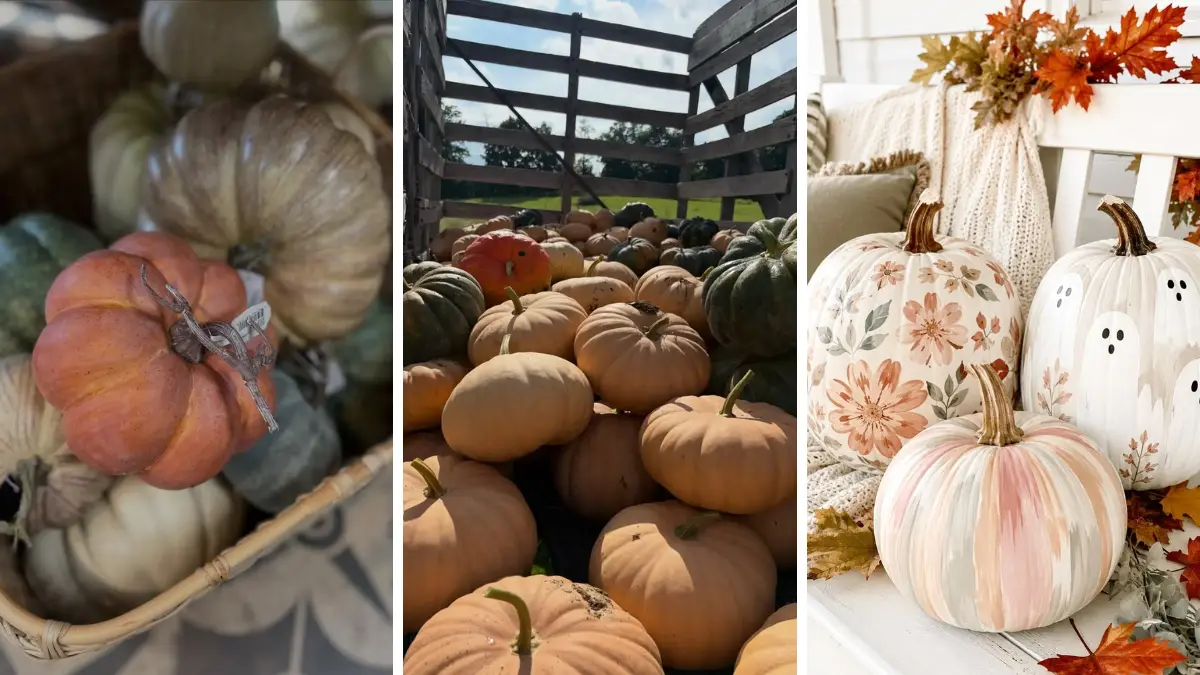 Real vs. Faux Pumpkins