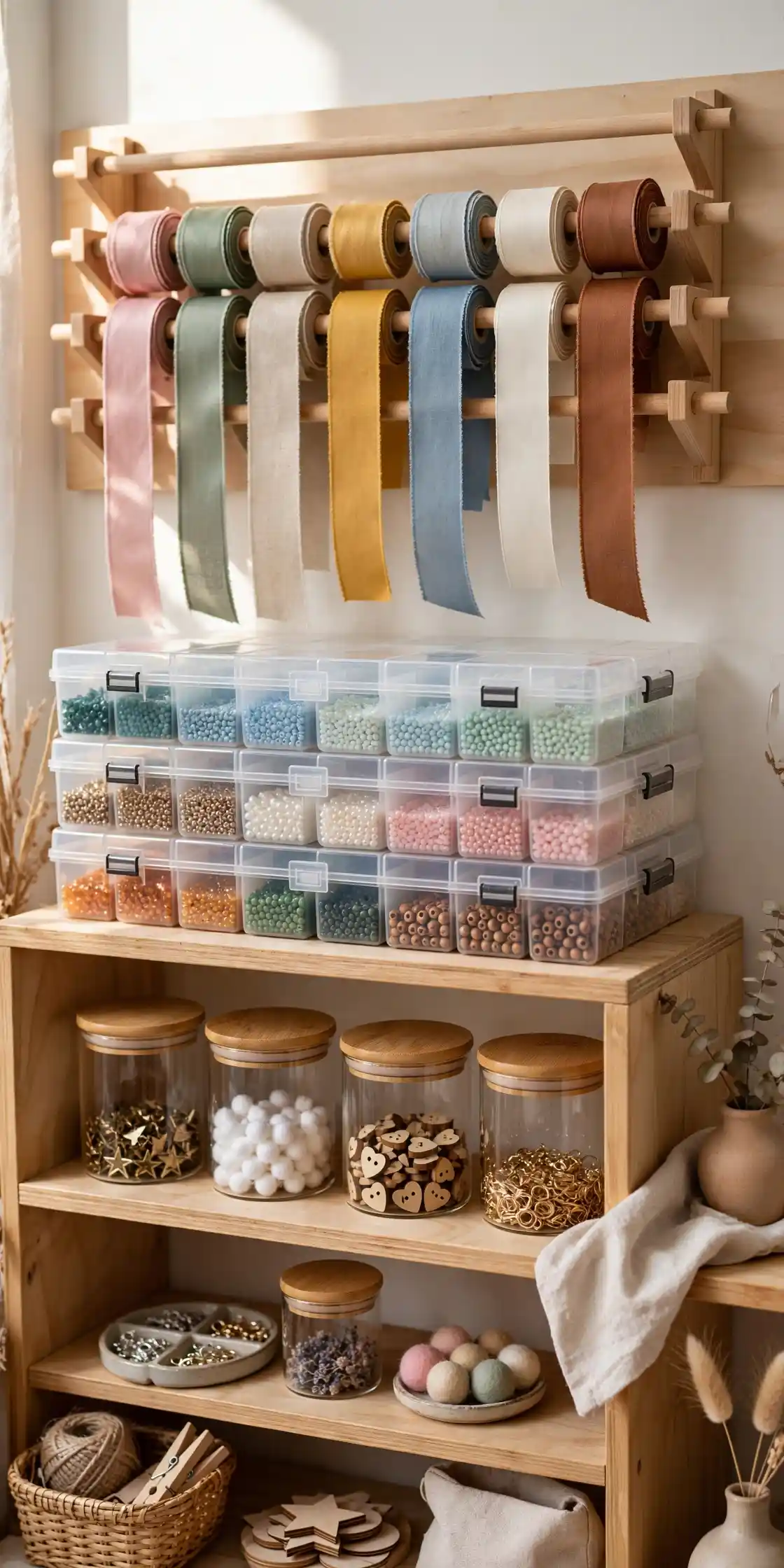 What's the Best Way to Store Ribbons, Beads, and Small Supplies? 1 What's the Best Way to Store Ribbons, Beads, and Small Supplies