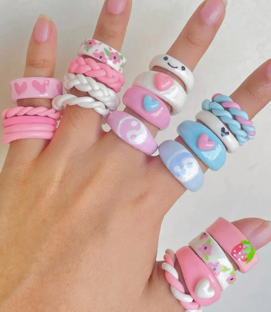 18 DIY Clay Crafts Ideas: Easy Rings, Dishes, Keychains, and More 2 milc.creations 1711295108