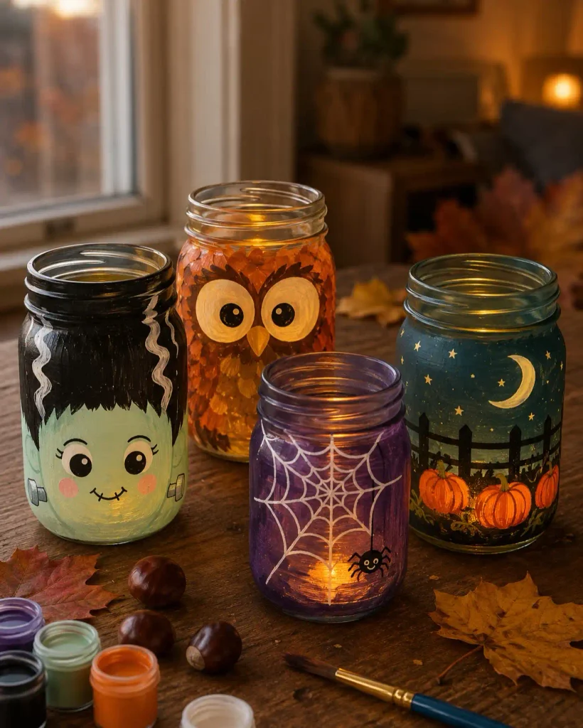 DIY Spooky Mason Jar: 23 Ideas That Turn Empty Glass Into Halloween Magic 19 my colorful crafts 1787453069