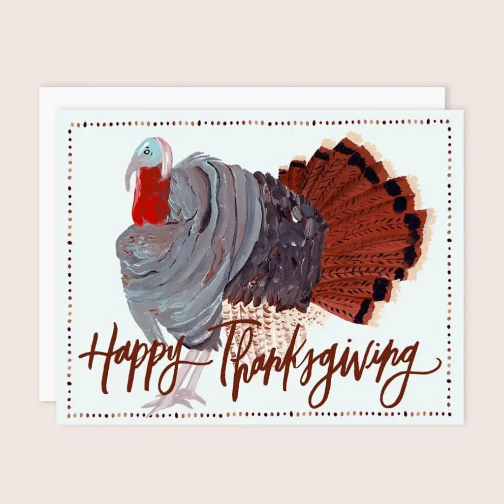 21 Thanksgiving Cards Ideas That Go Way Beyond a Basic Turkey 9 shannonkirsten 1699020333