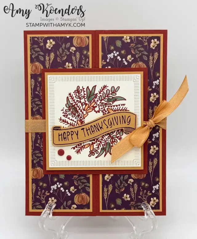 21 Thanksgiving Cards Ideas That Go Way Beyond a Basic Turkey 21 stampwithamyk 1787057834