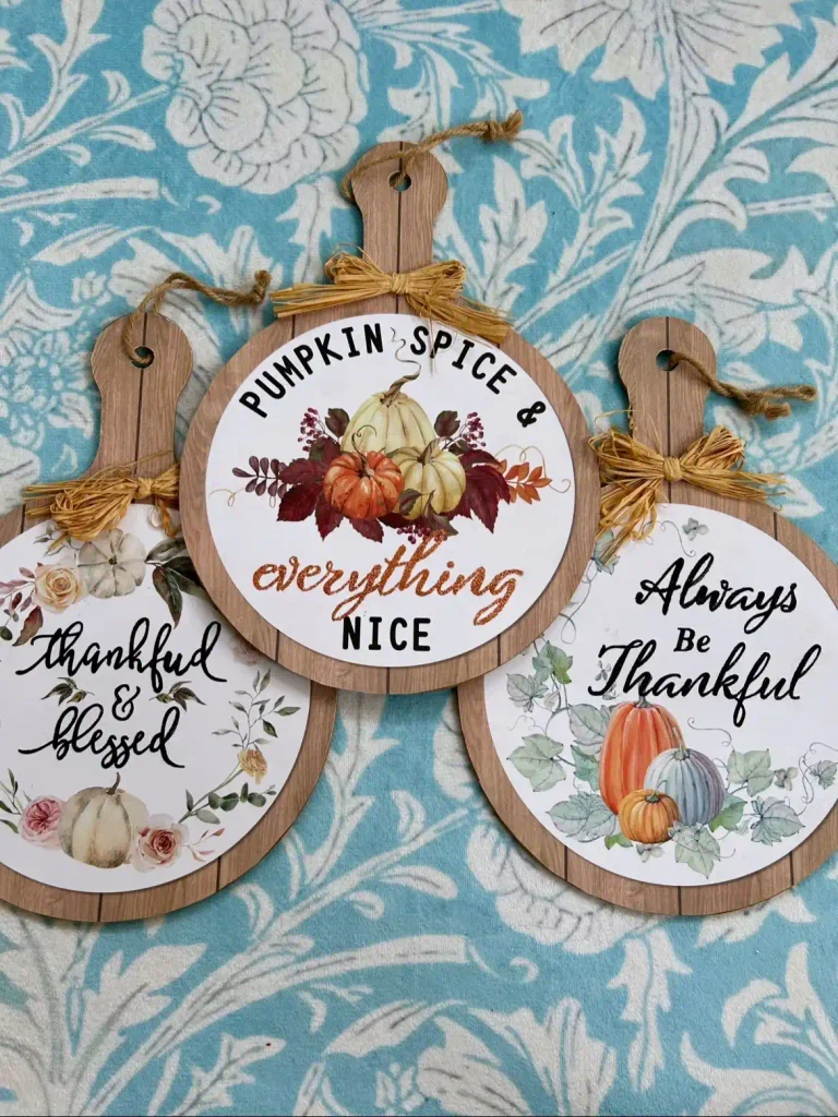 Fall Wood Sign: 22 Ideas That Skip the Basic Pumpkin Look 20 willows attic 1787572378